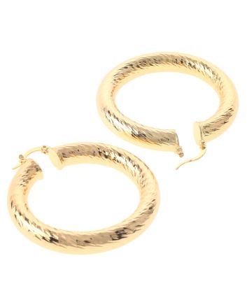 Gold Plated Hoop Earrings