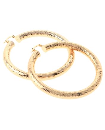 Gold Plated Hoop Earrings