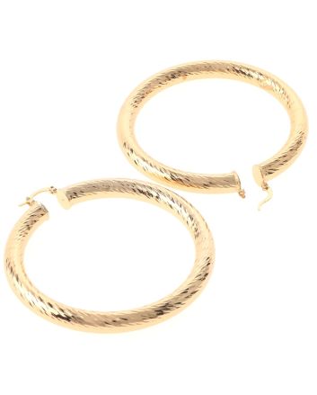Gold Plated Hoop Earrings