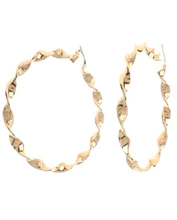 Gold Plated Hoop Earrings