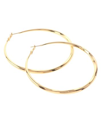 Gold Plated Hoop Earrings