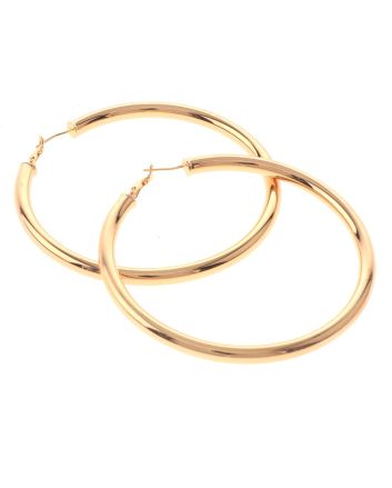 Gold Plated Hoop Earrings