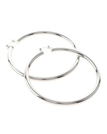 Silver Plated Hoop Earrings