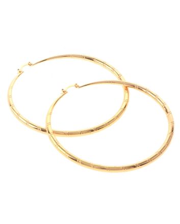 Gold Plated Hoop Earrings