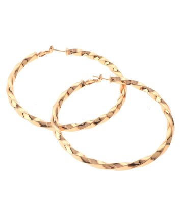 Gold Plated Hoop Earrings