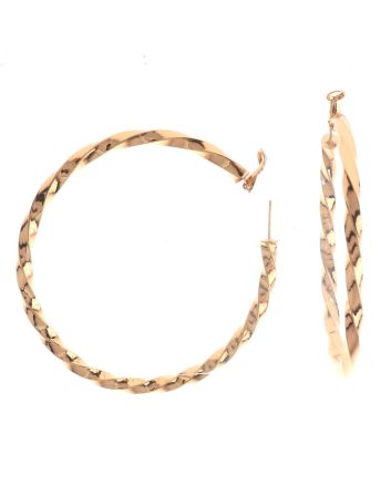 Gold Plated Hoop Earrings