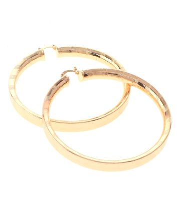 Gold Plated Hoop Earrings