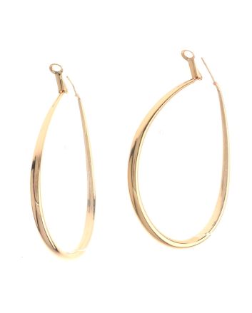 Gold Plated Hoop Earrings