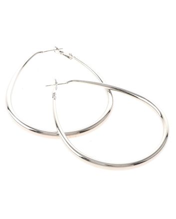 Silver Plated Hoop Earrings