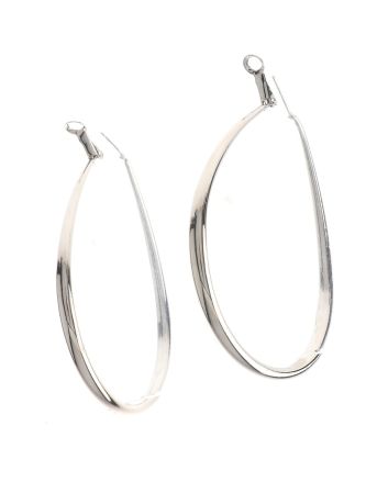 Silver Plated Hoop Earrings