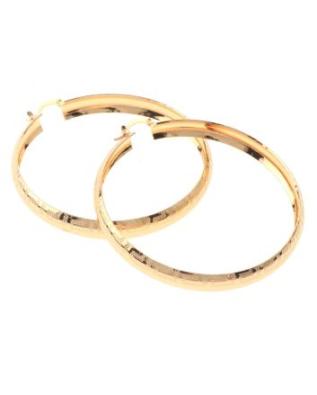 Gold Plated Hoop Earrings