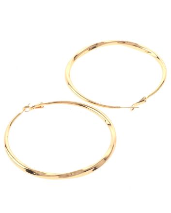 Gold Plated Hoop Earrings