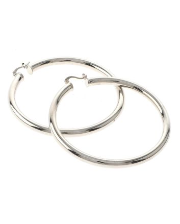 Silver Plated Hoop Earrings