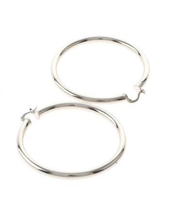 Silver Plated Hoop Earrings