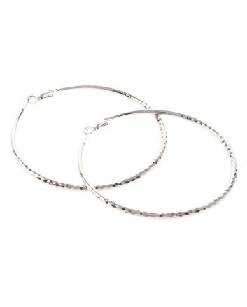 Silver Plated Hoop Earrings