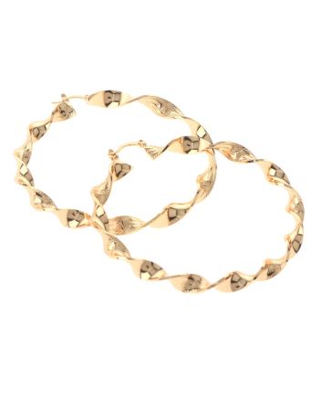 Gold Plated Hoop Earrings