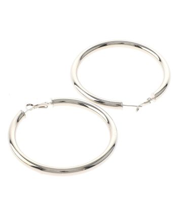 Silver Plated Hoop Earrings