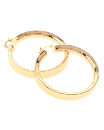 Gold Plated Hoop Earrings