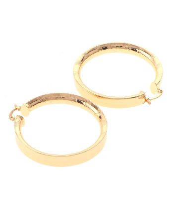 Gold Plated Hoop Earrings