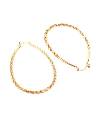 Gold Plated Hoop Earrings