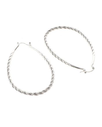 Silver Plated Hoop Earrings