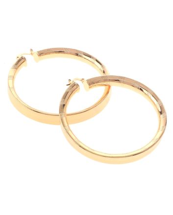 Gold Plated Hoop Earrings