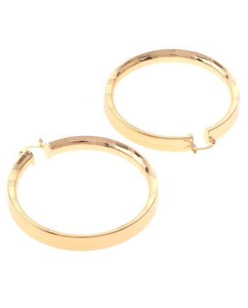 Gold Plated Hoop Earrings