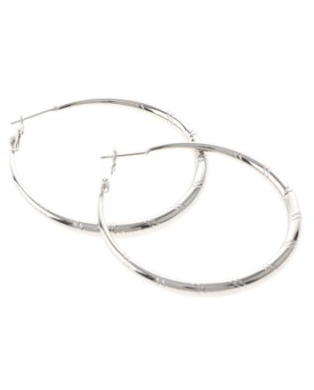 Silver Plated Hoop Earrings