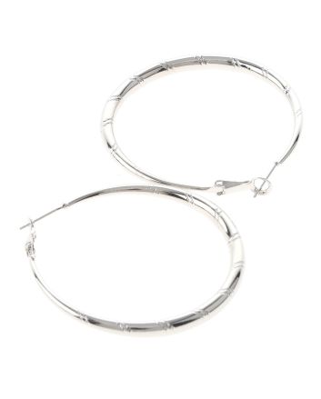Silver Plated Hoop Earrings