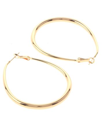 Gold Plated Hoop Earrings