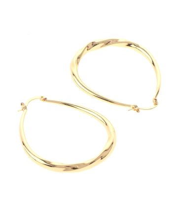 Gold Plated Hoop Earrings