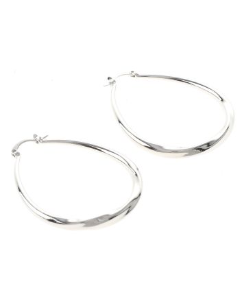 Silver Plated Hoop Earrings
