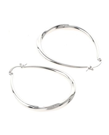 Silver Plated Hoop Earrings