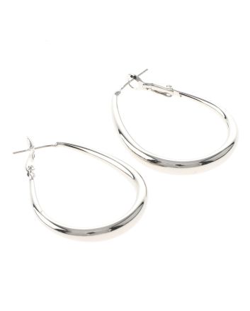 Silver Plated Hoop Earrings