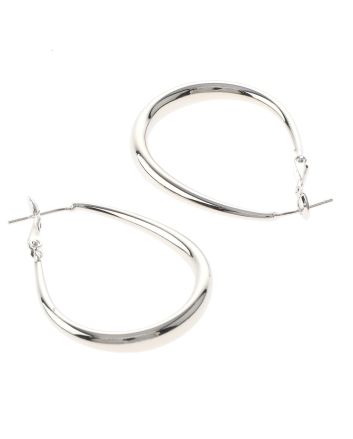 Silver Plated Hoop Earrings