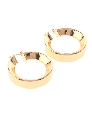 Gold Plated Hoop Earrings