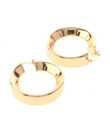 Gold Plated Hoop Earrings