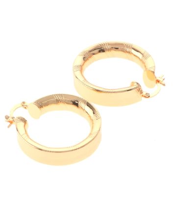 Gold Plated Hoop Earrings