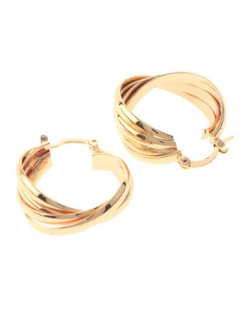 Gold Plated Hoop Earrings