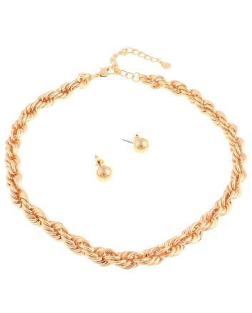 Fashion Metal Necklace Set