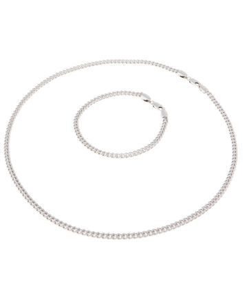 Rhodium Plated NL & BR