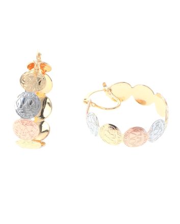 Gold Plated Hoop Earrings