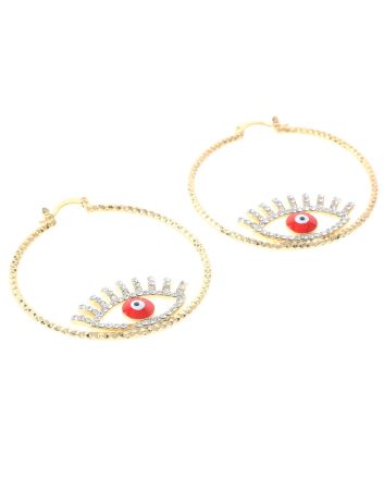 Gold Plated Hoop Earrings