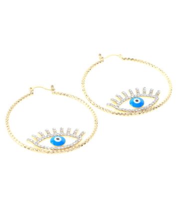 Gold Plated Hoop Earrings