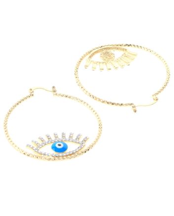Gold Plated Hoop Earrings