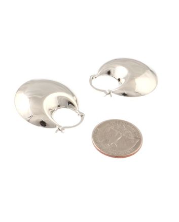 Rhodium Plated Earrings