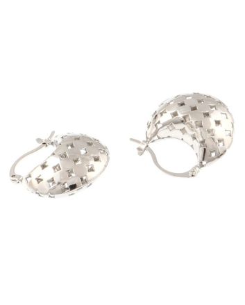 Rhodium Plated Earrings