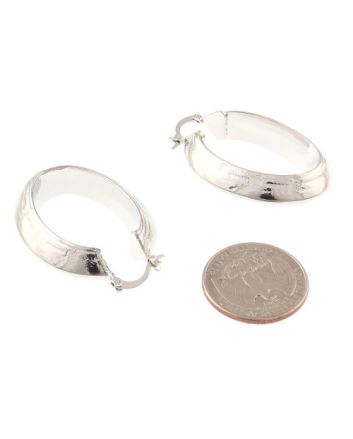Rhodium Plated Earrings