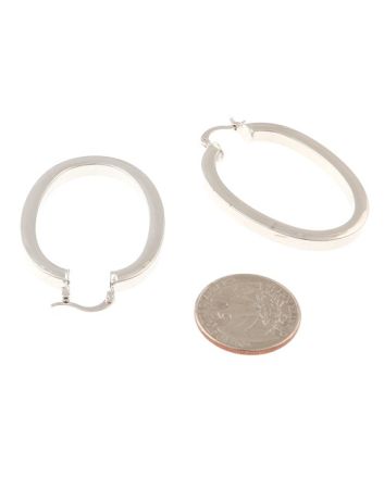 Rhodium Plated Earrings