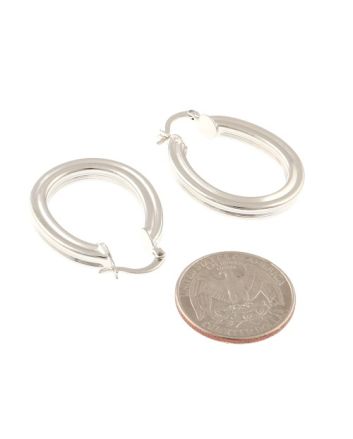 Rhodium Plated Earrings